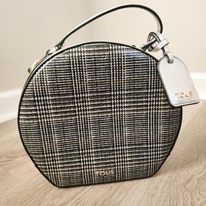 Tous Dulzena Charol Plaid Crossbody Vinyl Bag